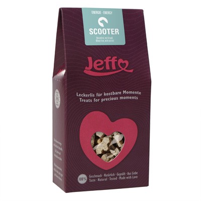 Scooter Minis Leckerlie weizenfrei mit Straußenfleisch von Jeffo