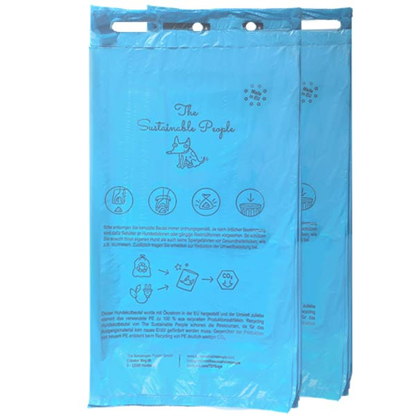 100 % Recycling TSP Hundekotbeutel von Sustainable People - klimafreundlich