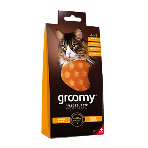 Groomy Multifunktionsbürste für Kurzhaar oder Langhaar