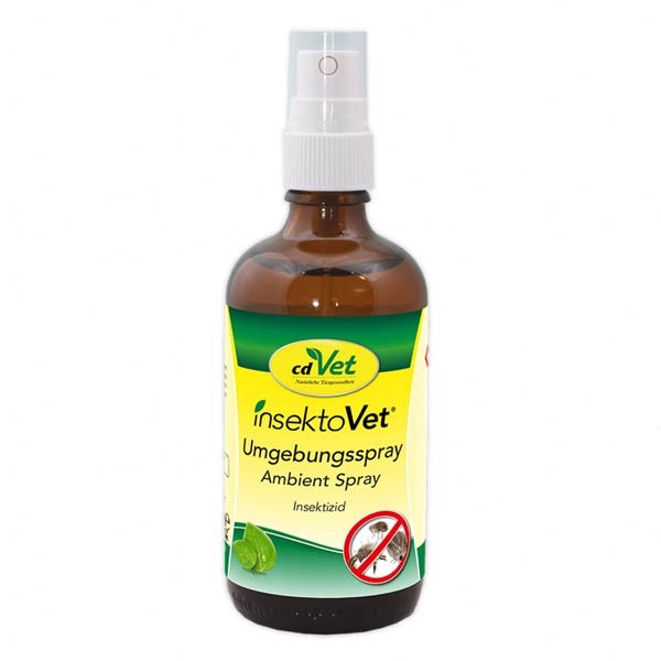 cdVet Umgebungsspray bekämpft Flöhe, Milben & Co. im Haus