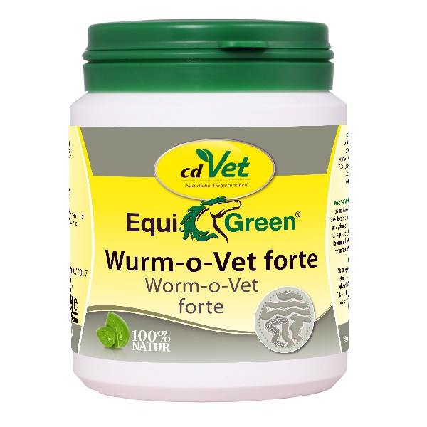Wurm-o-Vet für Pferde mit natürlichen Kräutern von cdVet