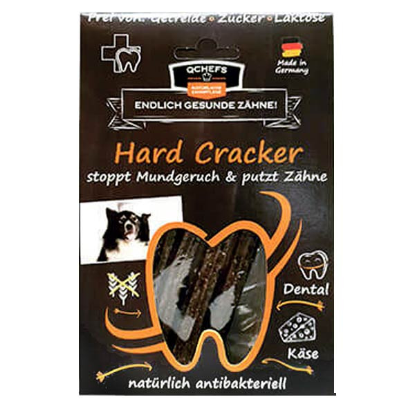 Hard Cracker von QChefs - Hüttenkäse-Stangen mit Biss für saubere Hundezähne