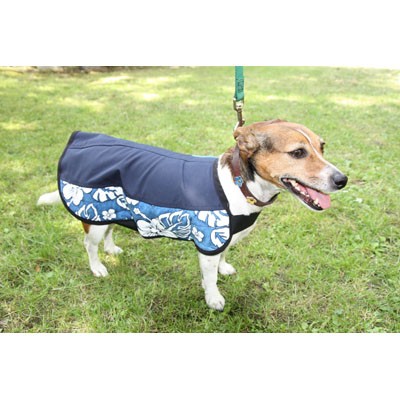 Kühlmantel für Hunde in Hawai Blue