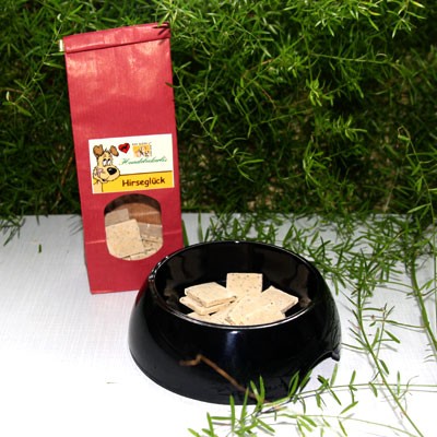 Hirseglück Leckerli glutenfrei und reich an Omega-3