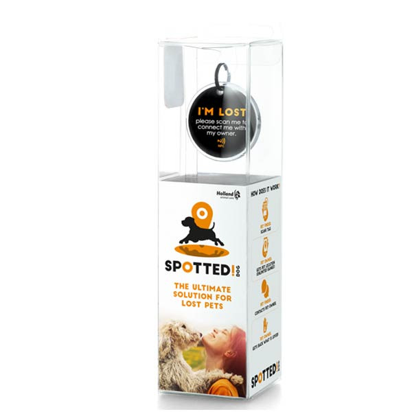 Hunde wiederfinden mit der Spotted-Hundemarke von Holland Animal Care
