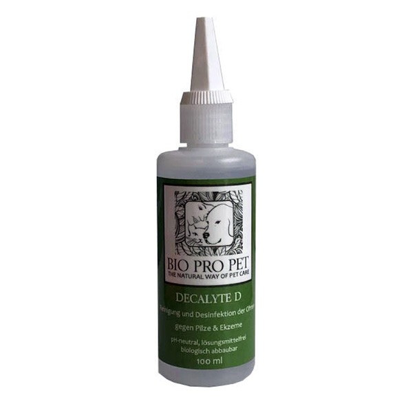 Ohrenreiniger - Decalyte D von Bio Pro Pet - gegen Pilze