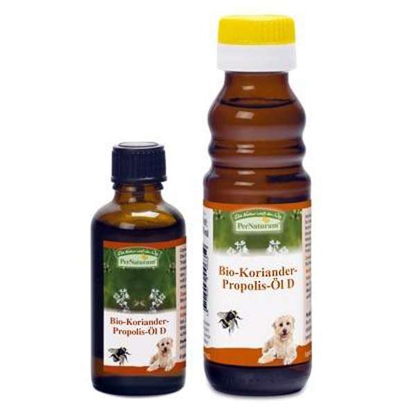 BioKorianderPropolisÖl D von PerNaturam für den Darm dogs4friends.de