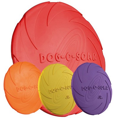 Doggy Disc Frisbee aus Naturgummi auch für Welpen von Trixie