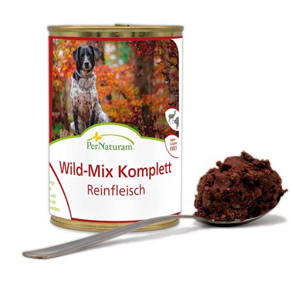 Wild-Mix Komplett von PerNaturam - 100 % Fleisch in der Dose