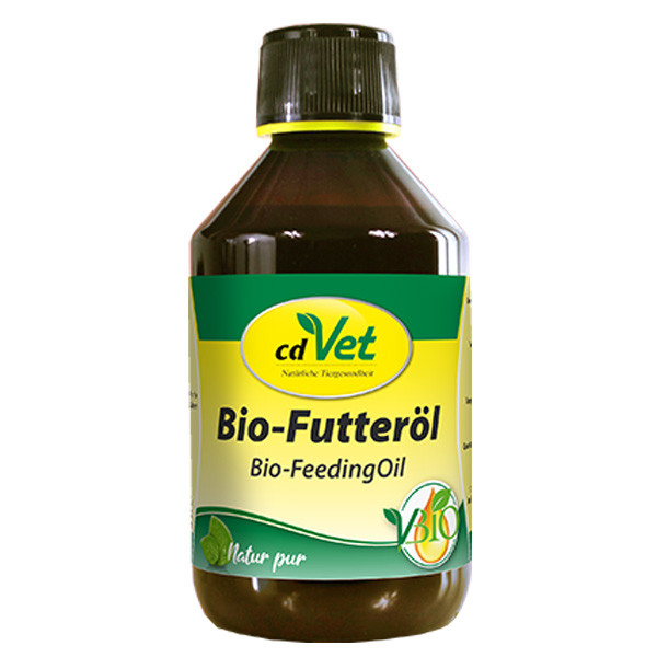 Bio-Futteröl von cdVet für Vitalität und Gesundheit mit essentiellen Fettsäuren