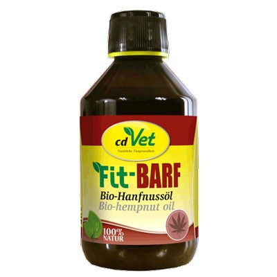 cdVet Fit-Barf Bio-Hanfnussöl - Nahrungsergänzer für Barfer