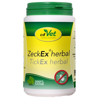 ZeckEx Herbal - der natürliche Zeckenschutz-Verstärker von cdVet