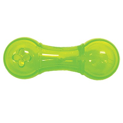 Treat Dispensing Squeakee von Star Mark mit Quietschgeräusch und Leckerlieöffnung