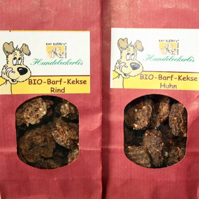 Bio-Barf-Kekse Rind oder Huhn von Kay Kleins