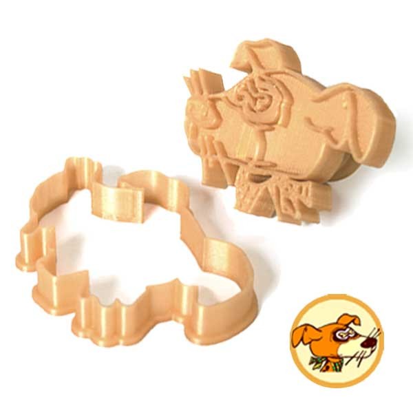 dogs4friends Designform zum Ausstechen und Prägen