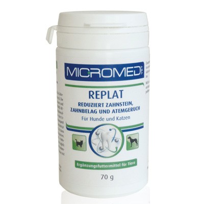 Replat von MicroMed reduziert Zahnstein, Zahnbelag und Atemgeruch