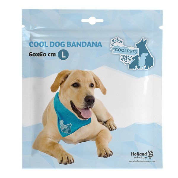 Cool Dog Bandana Kühltuch mit Wasserkühlung von Holland Animal Care