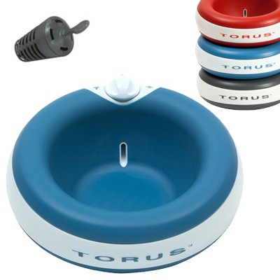Torus Bowl - spritzfreier Trinknapf mit Kühlung und Filter