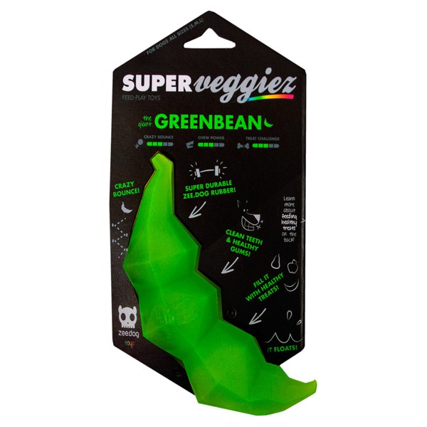 Super Veggiez GreenBean lustige Wurf-Bohne von ZeeDog