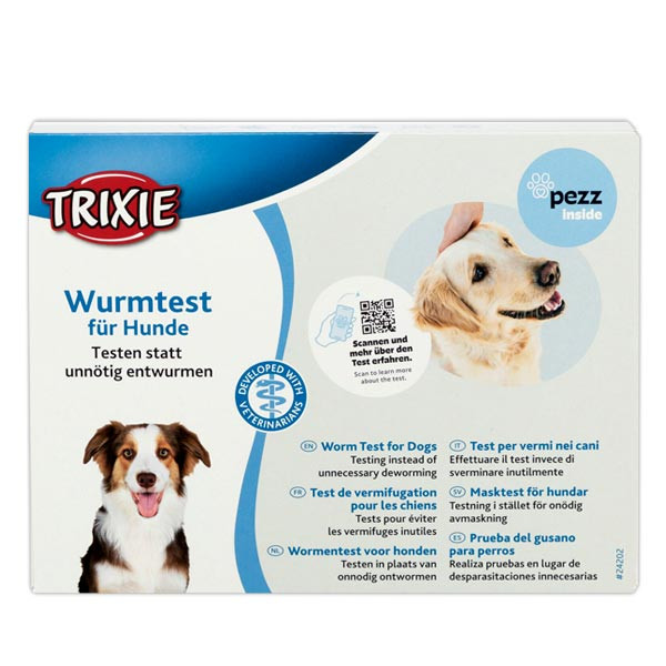 Wurmtest für Hunde von Trixie vermeidet ungesunde Wurmkuren