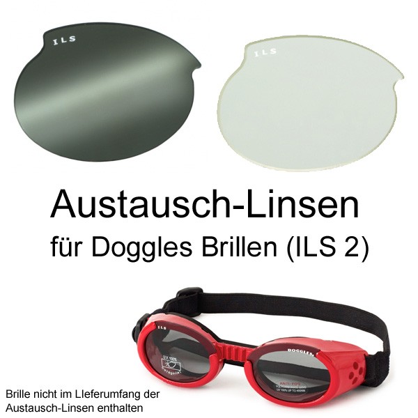 Austausch-Linsen Wechselgläser für Doggles Schutzbrillen für Hunde