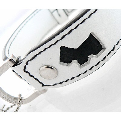 Hamish McBeth Leder-Halsband White