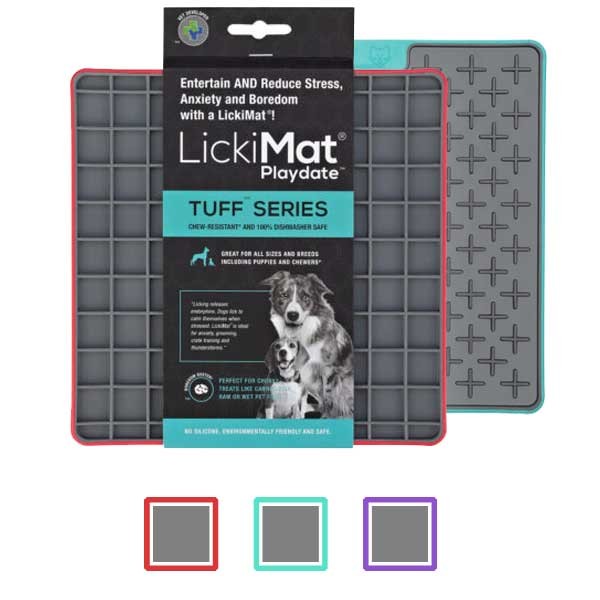 LickiMat Schleckmatte für langen Leckerlie-Genuß von Innovative Pet Products