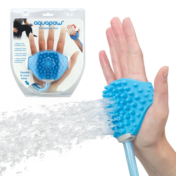 Praktischer Wasch-Massage-Duschkopf Pet Bathing Tool von aquapaw