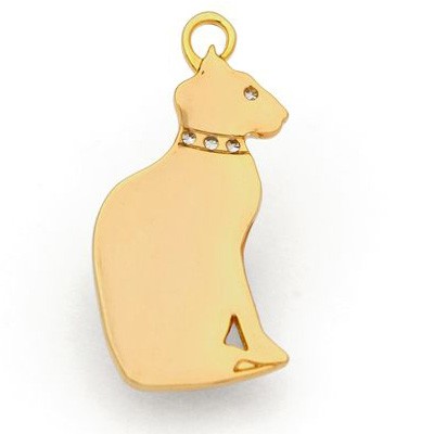 Siamese Cat - Katzendame als Hamish McBeth-Halsband-Anhänger