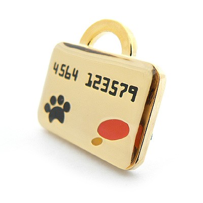 Hunde-Anhänger Credit Card. Von Hamish McBeth