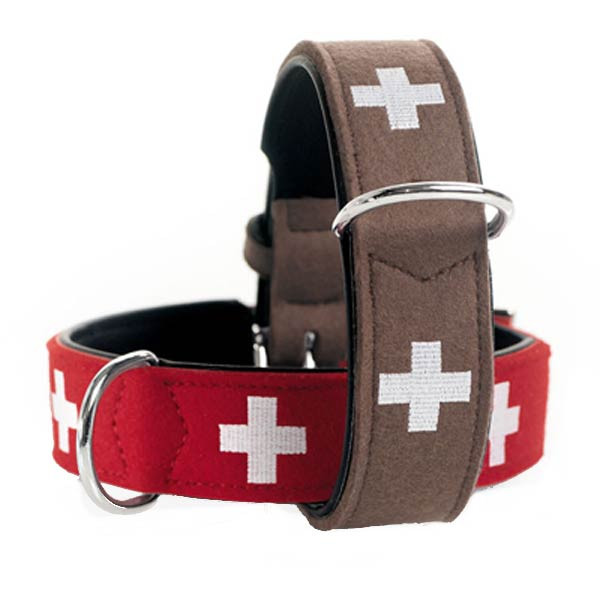 Swiss-Halsband aus strapazierfähigem Filz von Hunter